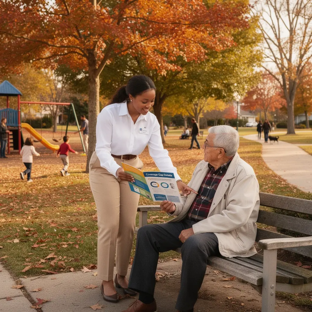 Dokumenty dotyczące ubezpieczenia samochodu z zaznaczonymi lukami w ochronie.